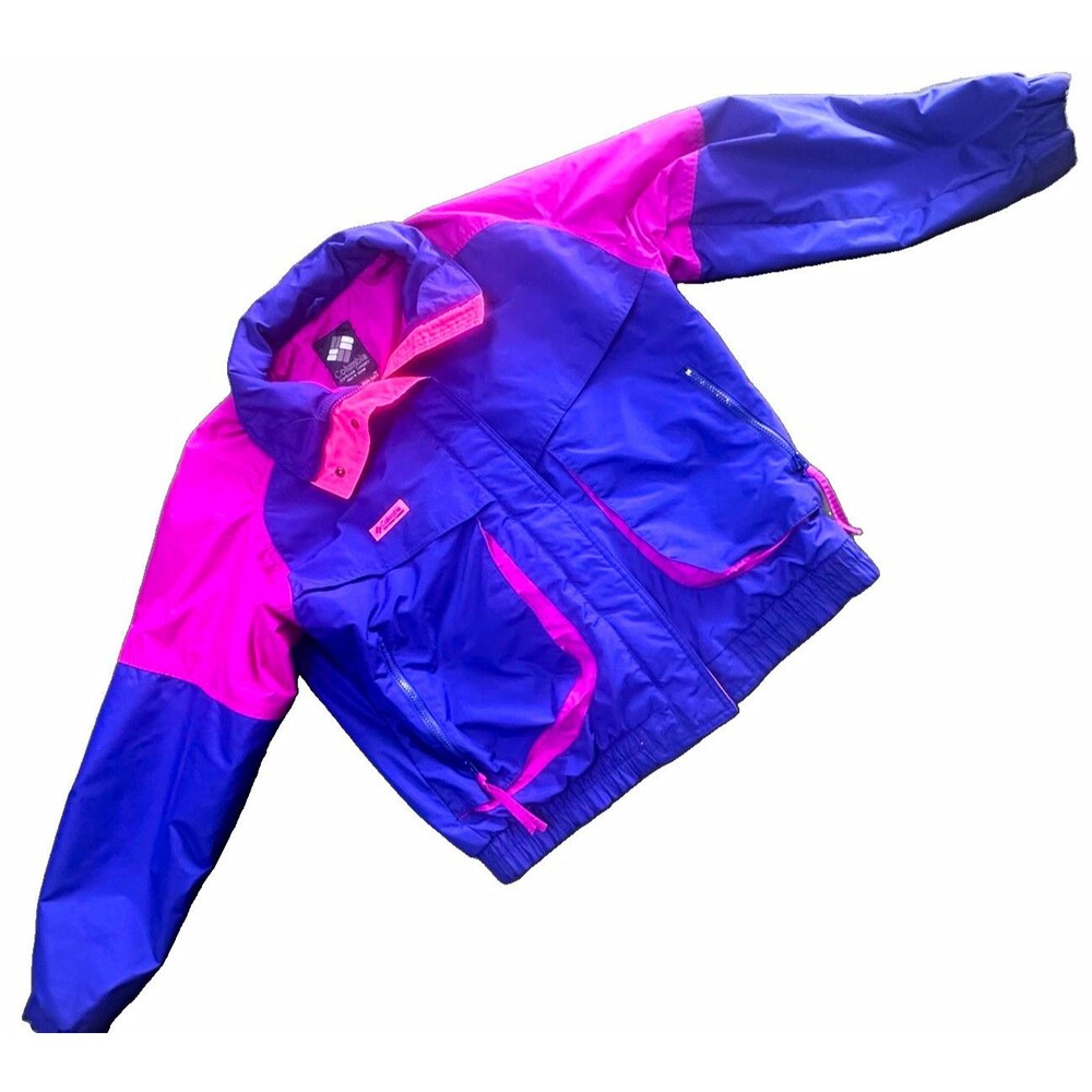 Vintage Columbia Powder Keg Bugaboo Jacket Womens Xtra Large Purple Pink 90s Ski
